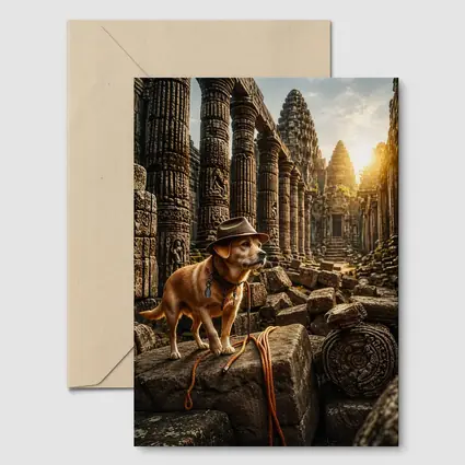 Adventure Dog Explorer Ancient Temple Ruins