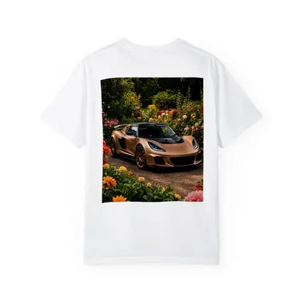 Lotus Exige Bronze Sports Car Garden Setting