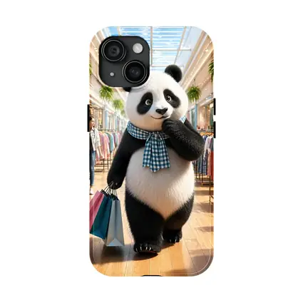 Fashionista Panda Shopping at Colorful Mall