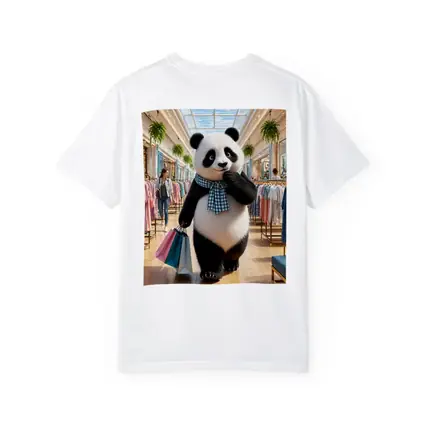 Fashionista Panda Shopping at Colorful Mall
