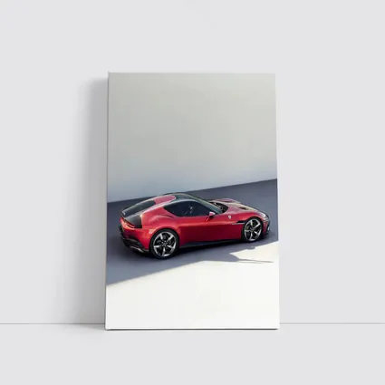 Ferrari 12 Cilindri Red Car Studio Background