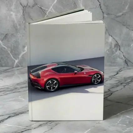 Ferrari 12 Cilindri Red Car Studio Background