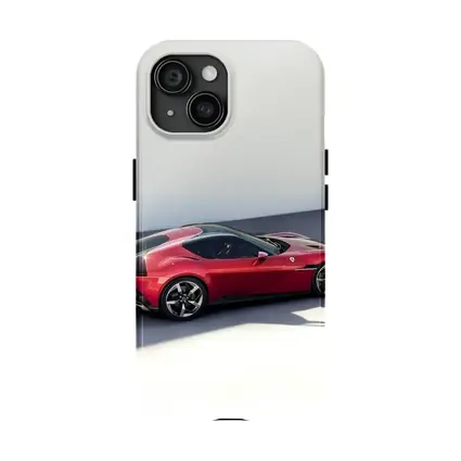 Ferrari 12 Cilindri Red Car Studio Background