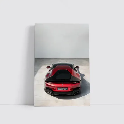 Ferrari 12 Cilindri Red Rear Studio View
