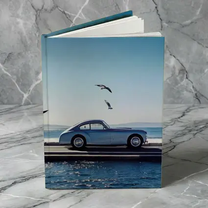 Ferrari 166 Inter Blue Coastal Scene