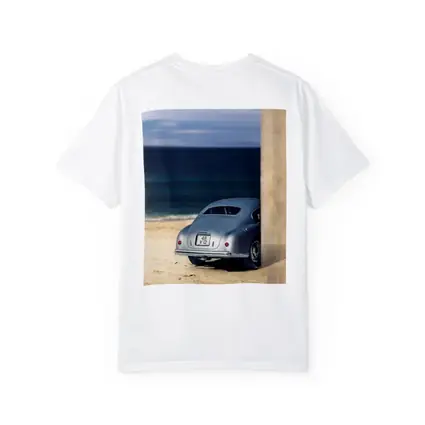 Ferrari 166 Inter Silver Beach Coastal Scene