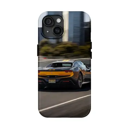 Ferrari 296 GTB Speeding Through City Highway