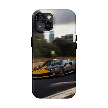 Ferrari 296 GTB Yellow Black City Speed