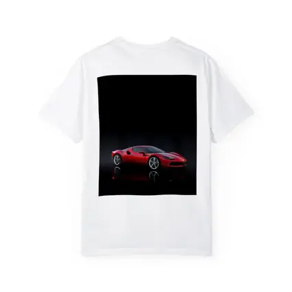 Ferrari 296 GTB Red on Dark Background