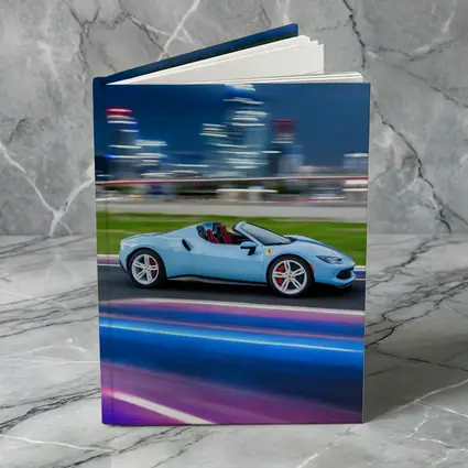 Ferrari 296 GTS Blue City Night Speed