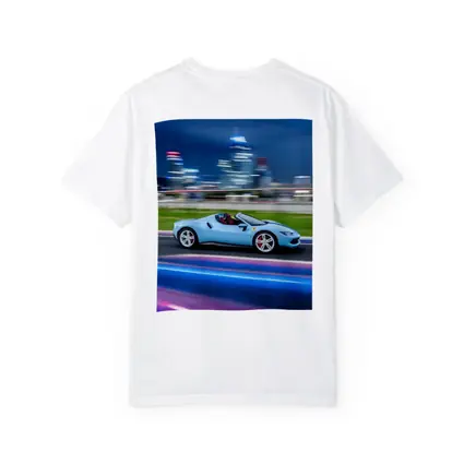 Ferrari 296 GTS Blue City Night Speed