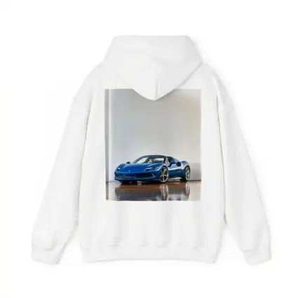 Ferrari 296 GTS Blue Supercar Indoor Setting