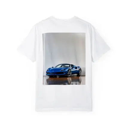 Ferrari 296 GTS Blue Supercar Indoor Setting