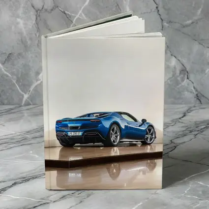 Ferrari 296 GTS Blue Studio Parquet Floor