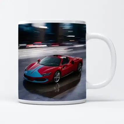 Ferrari 296 GTS Racing Through Night City