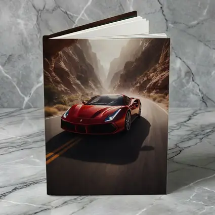 Ferrari 488 GTB Red Canyon Road
