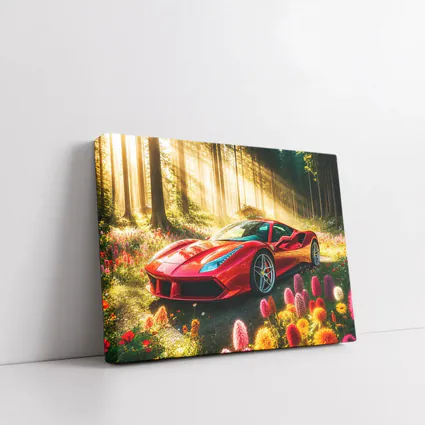 Ferrari 488 GTB Red Forest Sunlight