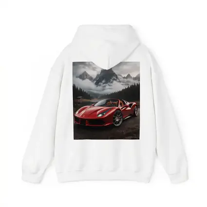 Ferrari 488 Spider Red Mountain Lake