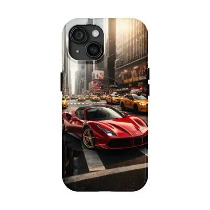 Ferrari 488 GTB Red New York City Street
