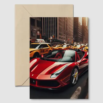 Ferrari 488 Spider Cruising New York City