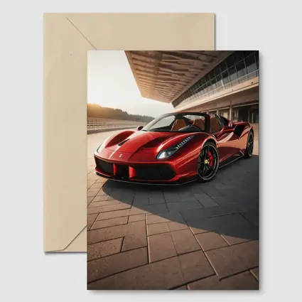 Ferrari 488 Spider at Sunny Racetrack