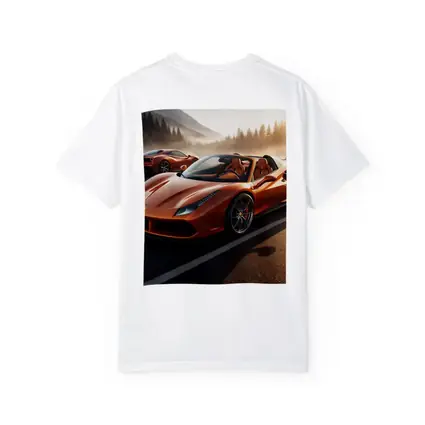 Ferrari 488 Spider Orange Misty Mountain Road