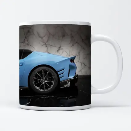 Ferrari 812 Competizione Blue Marble Background