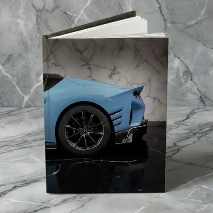 Ferrari 812 Competizione Blue Marble Background