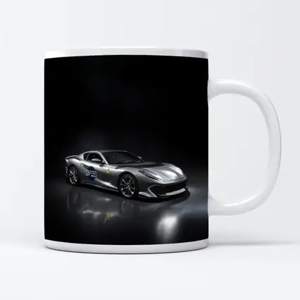 Ferrari 812 Competizione Silver Dark Studio