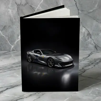 Ferrari 812 Competizione Silver Dark Studio