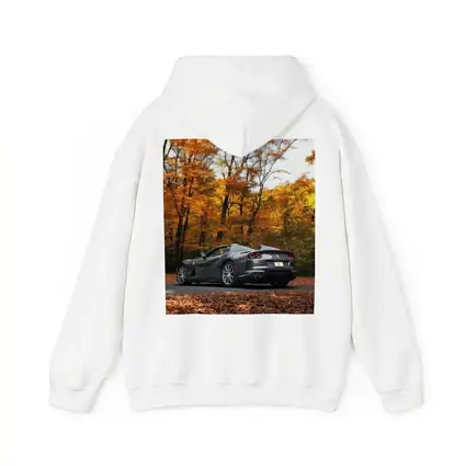 Ferrari 812 GTS Gray Autumn Forest Road