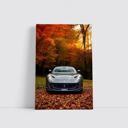 Ferrari 812 GTS Gray Autumn Forest