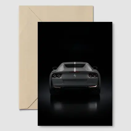 Ferrari 812 Superfast Rear Dark Studio