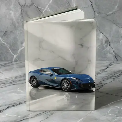 Ferrari 812 Superfast Blue Marble Studio