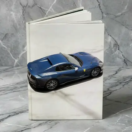 Ferrari 812 GTS Blue on Marble