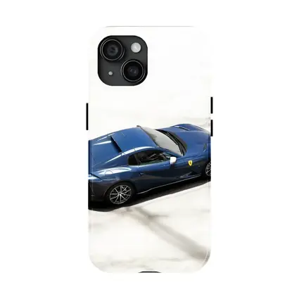 Ferrari 812 GTS Blue on Marble