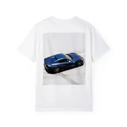 Ferrari 812 GTS Blue on Marble