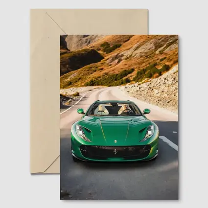 Ferrari 812 GTS Green Mountain Road Drive
