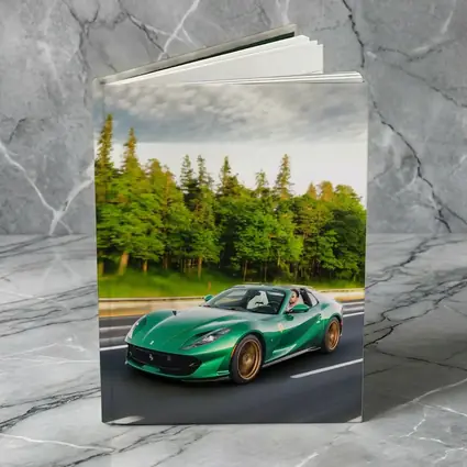 Ferrari 812 GTS Green on Open Road