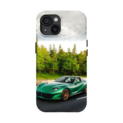 Ferrari 812 GTS Green on Open Road
