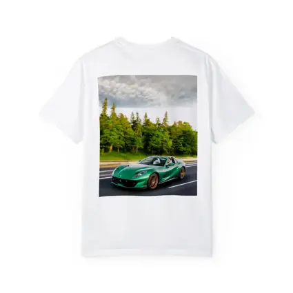 Ferrari 812 GTS Green on Open Road