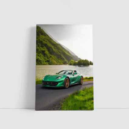Ferrari 812 GTS Green Mountain Lake Road