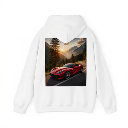 Ferrari 812 Superfast Mountain Road Sunset