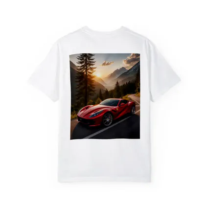 Ferrari 812 Superfast Mountain Road Sunset