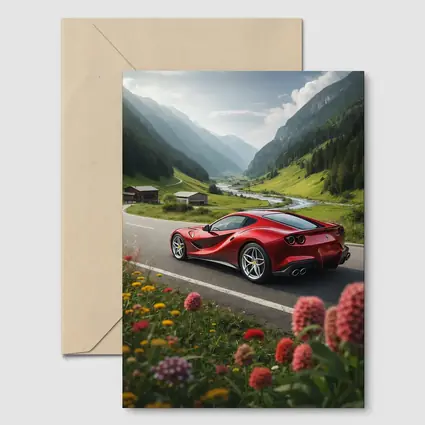 Ferrari 812 Superfast Alpine Valley Road