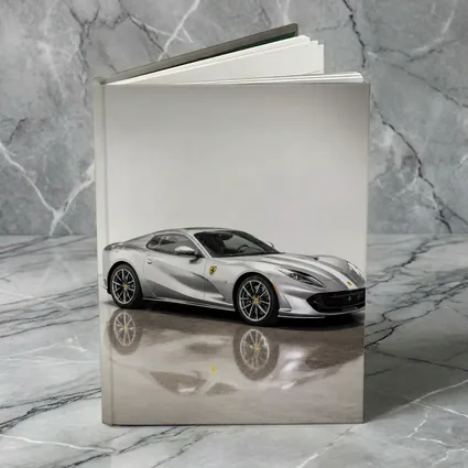 Ferrari 812 Superfast Silver Studio Shot