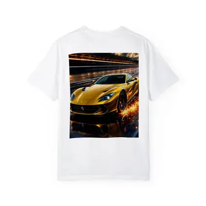 Ferrari 812 Superfast Yellow Racing Track Speed