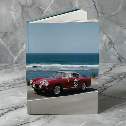 Ferrari Classic Race Car Coastal Road Drive