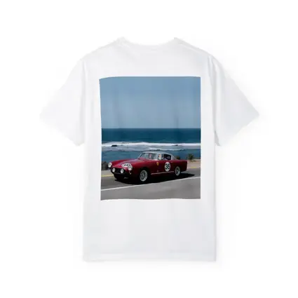 Ferrari Classic Race Car Coastal Road Drive