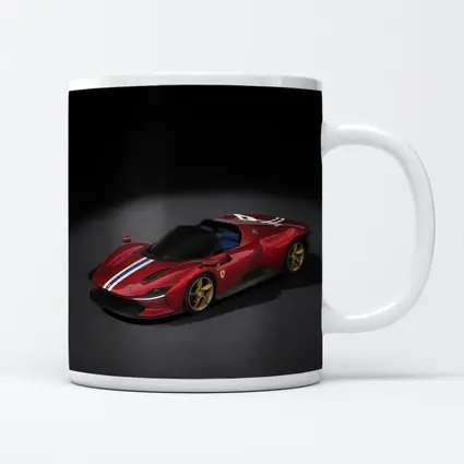 Ferrari Daytona SP3 Red Studio Shot